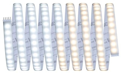 Paulmann 70532 MaxLED 1000 LED Strip Tunable White Basisset IP44 32W 1020lm/m dimmbar 3m Silber Kunststoff 108LEDs/m