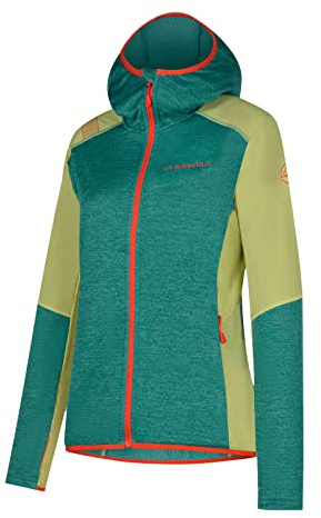 La Sportiva Existence Hoody W Lagoon/Green Banana Kapuzenpullover für Damen