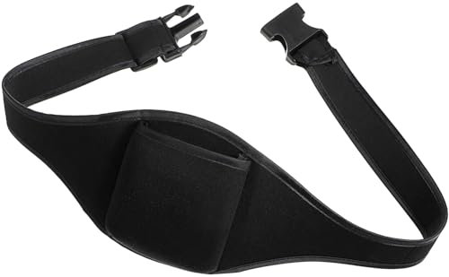 DEARMAMY Cinturón De Micrófono Con Correa Anticaída Bolsa Para Cinturón De Micrófono Bolsa De Cintura Ajustable Bolsa De Micrófono De Neopreno Para Instructores De Fitness Hablar En