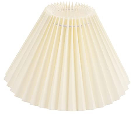 Angoily 2 Stück Kronleuchter-Schirm Weißer Lampenschirm Vintage-Schreibtischlampe Stehlampenschirm Rustikale Laterne Bodendekoration Vintage-Tischlampe Stoff-Lampenschirm Für