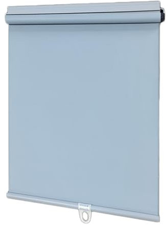 HUAJIAAZ Automatisch Steigen Sonnenschutz Rollo Federtyp Verdunkelungsrollo,Sichtschutz Temporäre Jalousien Für Fenster,UV Schutz Dachfenster Rollo Ohne Bohren,Grau,Breite X Höhe (90cm x 150cm)