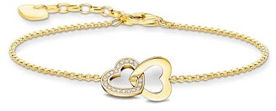 Thomas Sabo Armband mit verschlungenen Herzen 925 Sterlingsilber A2163-414-14