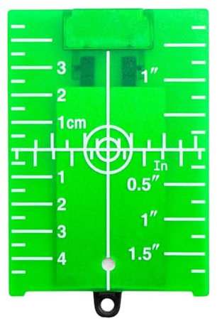 Zielplatte, Zielpapier für Boden | Grundmessplatte Markierung,Metrisch/Zoll, reflektierende Routenabstandsplatte, magnetisches Zielpfadpanel,
