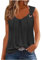 tsaChick Blusen & Tuniken Für Damen Einfarbig Lässige Modische Stehkragen Ärmellos Tanktop Oberteile Damen Sommer Luftige Italienische Damen Schicke Good Vibes T-Shirt Damen Casual 2024 Neu X2027