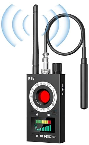 Bouncy Versteckter Kamera-Detektor, Bug-Detektor, RF-Scanner-Gerät für GPS-Tracker, drahtlose Hörgeräte und magnetische Spionagekameras