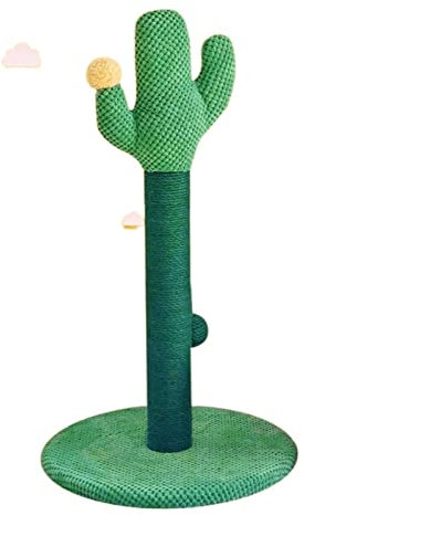 Árbol para gatos, cactus con flores, estructura de escalada para gatos, nido para gatos, casa de árbol para gatos, juguete para gatos, productos para mascotas, estantes móviles (tamaño: B. 41 x 33 x