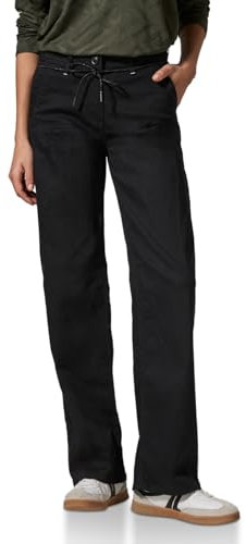 CECIL Damen Style Neele Black Rhinestone Belt, Schwarz,34W / 30L