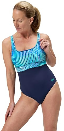Speedo Damen Shaping Contour Eclipse 1 Piece Badeanzug (1er Pack)