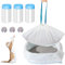UptVin 30 PCS Large Cat Litter Tray Liners, Cat Litter Bags with Drawstring Handles Scratch Resistant and Leak Proof Heavy Duty Liners for Extra Large Litter Box (45X94CM)