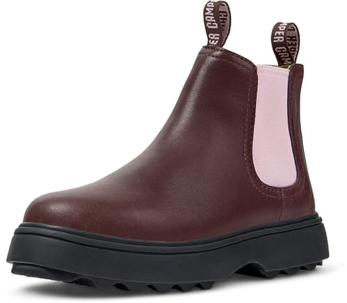 Camper Girl's Norte K900149 Chelsea Bootie, Burgundy 026, 13 UK Child