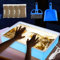 Yunlaishaocer Sandmalerei Lichtkasten für Kinder,Dynamische Sandbild mit 4 Packungen NatursandSand,Sandbilder Zum Lichtkasten,Fließende Sandmalerei,Fließende Geschenke Sand Sensory Spielzeug(Blau)
