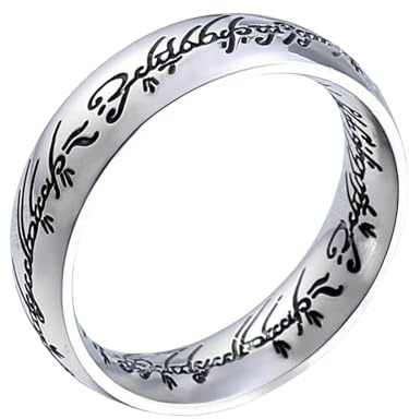 Sumpgle 3D geschnitzt Der Herr der Ringe Titanstahl 3D geschnitzt 24k vergoldeter Titanstahl 24k vergoldet Herren Edelstahl Ring Herren Edelstahl Ring