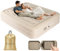 Charmofun Luftmatratze 2 Personen, Luftbett 2 Personen 200 x 154 x 43cm, Luftmatratze Selbstaufblasend mit Integrierter Pumpe, Aufblasbare Matratze mit Tasche für Camping oder Heimgebrauch (Twin)