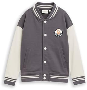 TOM TAILOR Jungen Kinder College-Sweatjacke in Oversized Fit