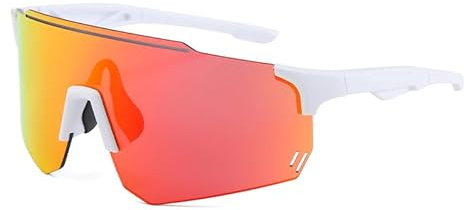 Long Keeper Sport Fahrradbrille Sonnenbrille für Damen Herren Radsport Sonnenbrille Schnelle Brille UV400 Sportbrille