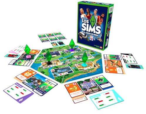 Bizak Los Sims El Juego de Mesa Oficial, Juego de Estrategia y Humor para recrear la Experiencia Sims, CREA tu Personaje y Cumple Objetivos, +12 años (64553864)