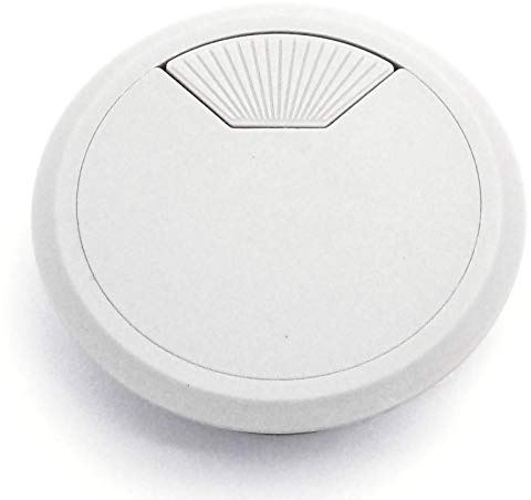 20 Stück SOTECH Kunststoff Kabeldurchführung Kabeldurchlass Ø 80 mm weiss