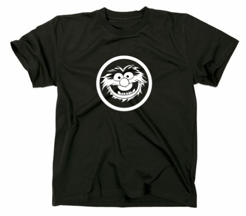 Animal Tier Muppets T-Shirt, M, schwarz