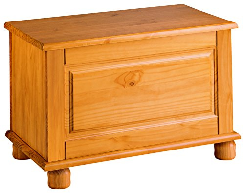 Moblir Baul con Puerta Abatible Realizado en Madera de Pino Maciza Color Miel Serie Canet Medidas (46x70x39) cm (AtoxAnchoxFondo) Robusto y Duradero