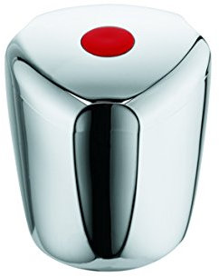 Kludi Griff TERRALUX 7636105-00 Standard-Gr.15, Markierung. rot/verchromt