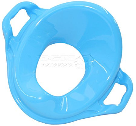 Dunya plastik Turquoise Baby Toddler Safety Potty Training Adaptor Toilet Seat With Handles(Turquoise)