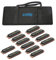 East Top Mundharmonikaset mit 12 Tasten,10 Hole T008K Professional Diatonic Blues Harmonica Mundharmonikaset mit allen 12 Keys Musikinstrumenten