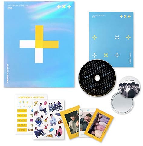 Tomorrow X Together TXT Album - The Dream Chapter : Star CD + Photobook + Photocards + Sticker Pack + OFFICIAL POSTER + FREE GIFT