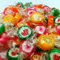 Caramelle Dure alla Frutta 500g - Le Rock Inglesi ai gusti Arancia, Limone, Uva, Fragola