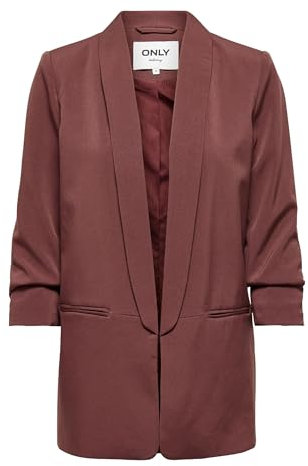 Only Femme Onlelly 3/4 Life Tlr Noos Blazer, Martre, 34 EU