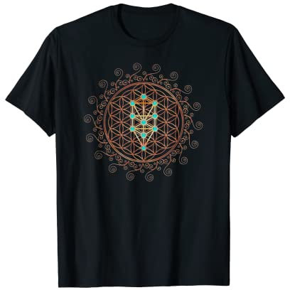 Fleur de vie, Arbre de vie, Géométrie sacrée, Kabbale T-Shirt