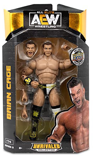 All Elite Wrestling Alter 6+ – 15,2 cm Brian Cage Figur – AEW Unrivaled Collection Series 9