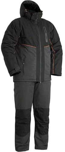 Fladen Thermo-Anzug Authentic S-XXL Winteranzug (L), Schwarz