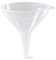 CABLEPELADO Embudo de plástico, Embudo de cocina, Pipeta, Embudo para líquidos, Embudo para cocinar, Embudo con mago, Libre de BPA Grado Alimenticio, 14 cm de diámetro, Transparente