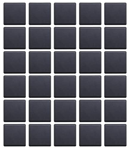 VGOL 30PCS Aluminum Profiles End Cap Cover Plastic Fasteners for 4040 European Standard Industrial Aluminum Profiles Black 40x40mm