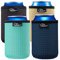 WK IEASON 12oz Standard Can Sleeves Insulators Holder Non-Slip Neoprene Can Cooler for Coco cola, White Claw and More(Black/Cool Mint/Dark Blue/Khaki)