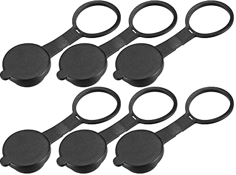 A ABSOPRO Zigarettenanzünder Abdeckkappe 6 Stück Staubdicht | Schwarz, PVC, 8.3x2.8x1.2cm, Für Auto, Wasserdicht