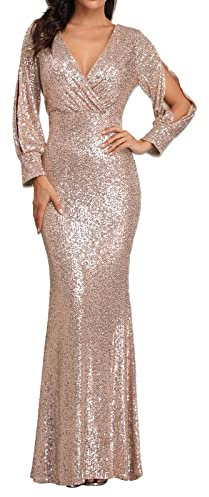 Robes de soirée en queue de poisson pour femmes brodées sans manches col en V mariage demoiselle d'honneur soirée longue robe étage longueur bandage bal robes de bal Robe Pour Femmes Enceintes