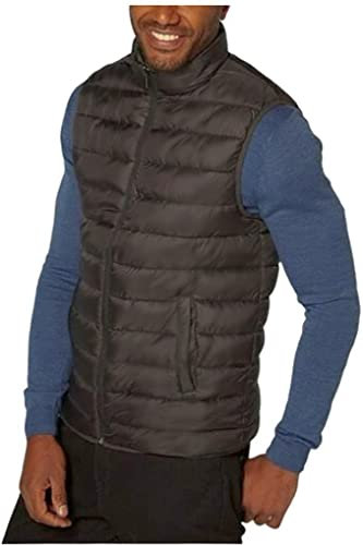 JACK IN THE BAG *SIZE S-6XL * Men's Lightweight Sleeveless Body Warmer Jacket Gilet Body Warmer (XL, BLACK)