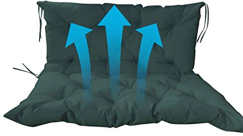 YBLANDRV bankkissen Outdoor wasserfest 100x100cm, Bankauflage Bankkissen Sitzkissen Polsterauflage, Bankauflage Bankkissen Outdoor/Indoor, Auflage für Hollywoodschaukel Gartenschaukel