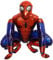 Superheld Spiderman Luftballons, Air walker Folienballon Ballon, Superhelden ​Avengers Marvel Party Decorations für Kindergeburtstag Deko Dekoration Motto party, 55cm x 63cm