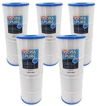 Gota Pure Lot de 5 Filtres Piscine WAT480 Compatible waterair Escatop