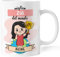 Caribu design Tazza Miglior Zia del Mondo Personalizzata con Nome e Colore Capelli - Idea Regalo Originale per Natale, Compleanno (Zia)