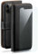 moex Custodia per Apple iPhone 12/12 Pro, con scomparto per carte di credito, funzione leggio, in pelle PU di alta qualità, con pellicola protettiva, colore nero