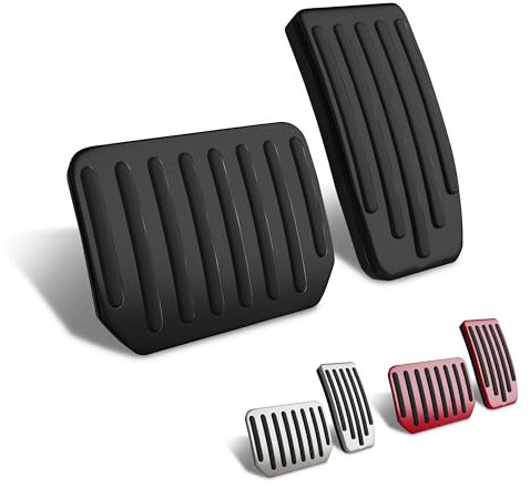 loonara PedalPower Hochleistungs-Pedal-Set – Passend für Tesla Model Y & Model 3 (inkl. Highland) – Premium Tesla Zubehör für bessere Fahrzeugkontrolle & modernes Design