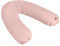 BEABA, Big Flopsy, Coussin Allaitement/Grossesse, Oreiller Maternité, Multifonctions, Convient pour Dormir/Allaiter, Soutien, Hypoallergénique, Détente, Confort Optimal, Nuit Apaisée,Lin,Oekotex,Rose