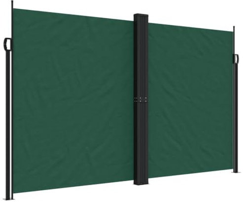 vidaXL Toldo Lateral retráctil Verde Oscuro 200x600 cm