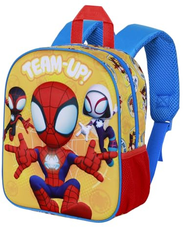 Marvel Spiderman Team-up-Elite 3D Rucksack, Gelb, 26 x 31 cm, Kapazität 8 L