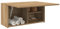 Gecheer Armoire Murale de Bain chêne Artisanal Bois d'ingénierie, Meuble de Rangement Suspendu Salle de Bain avec Porte et Étagère, Armoire Murale de Toilette Type-B