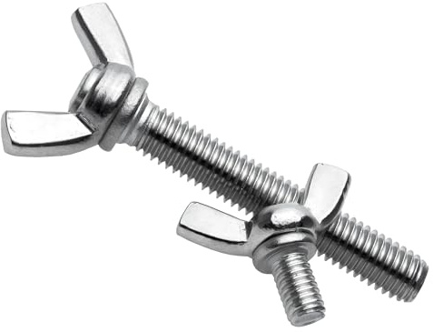 RYSUPPLY Flügelschrauben aus Edelstahl | M4 x 20 | Schmetterlingsschrauben | DIN 316 | 10 Stück | In diversen Größen und Mengen erhältlich