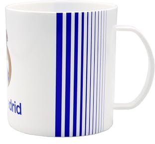 CyP Brands- Real Madrid, Taza, Taza Desayuno, Menaje, Tazas Originales, Color Blanco, Producto Oficial